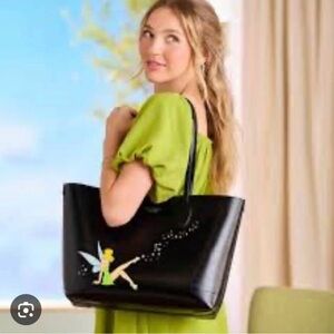 Kate Spade Black Tote with Fairy Design